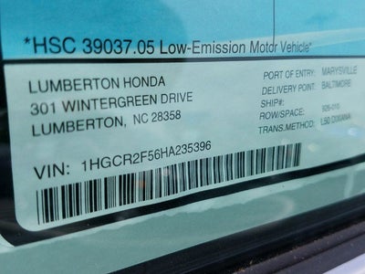 2017 Honda Accord Sport