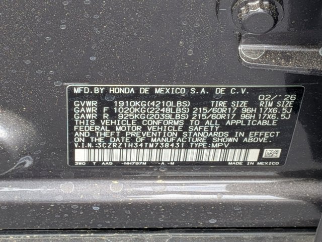2026 Honda HR-V LX