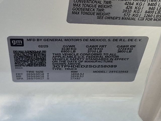 2025 GMC Sierra 1500 SLT