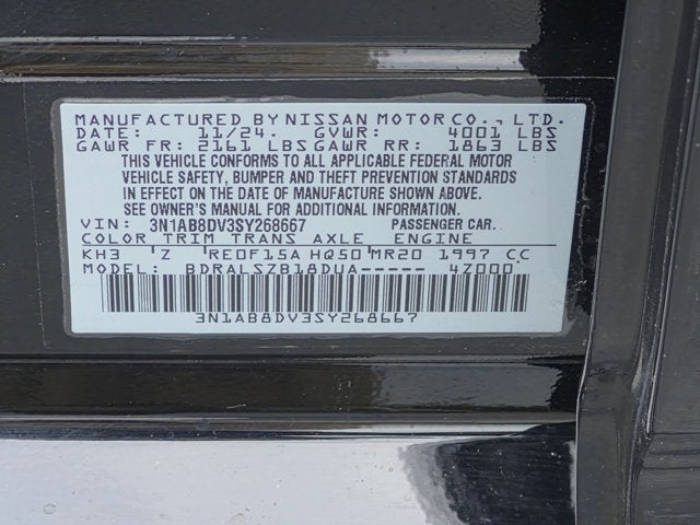 2025 Nissan Sentra SR