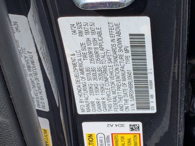 2024 Honda CR-V Hybrid Sport-L