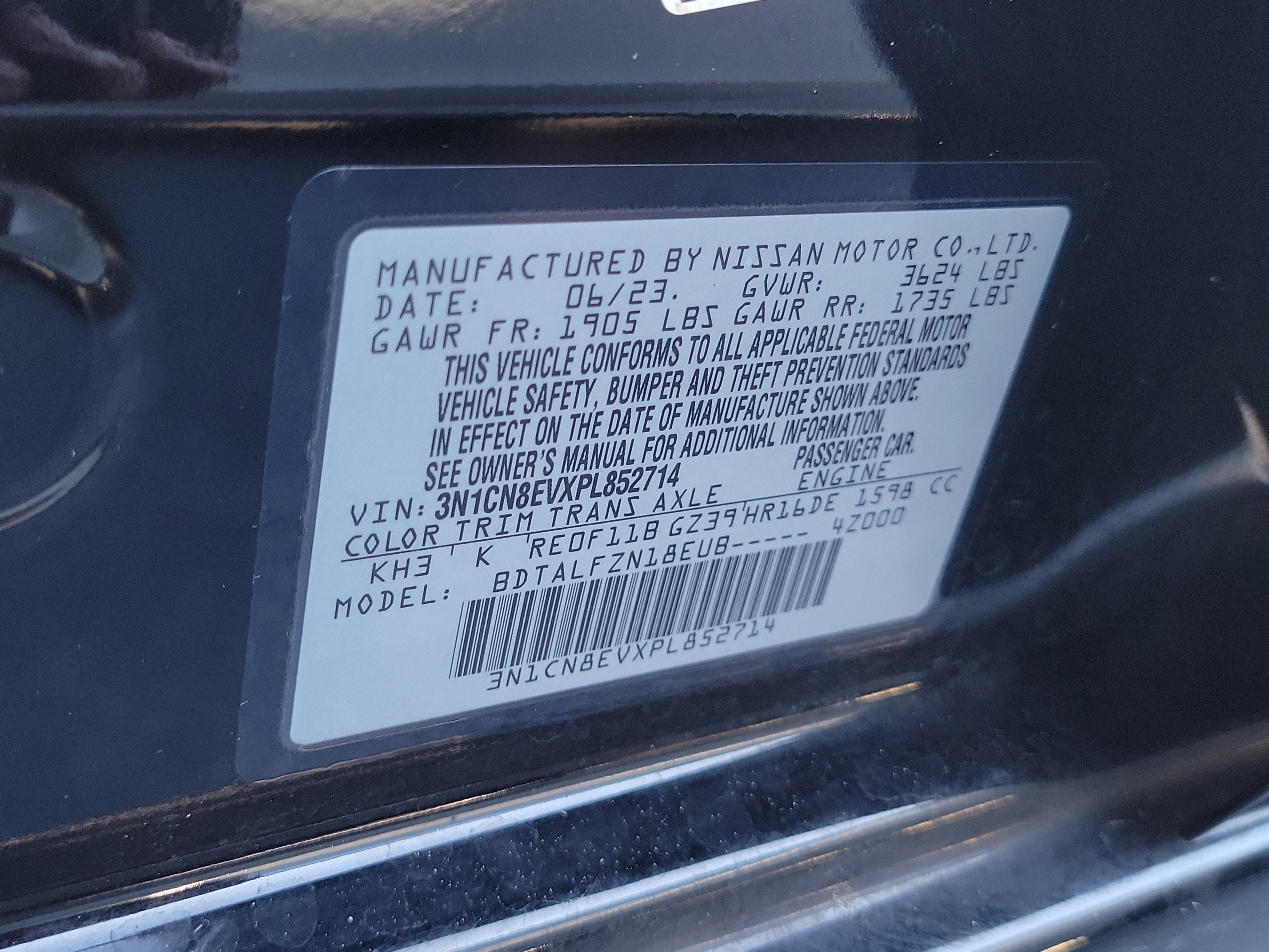 2023 Nissan Versa SV