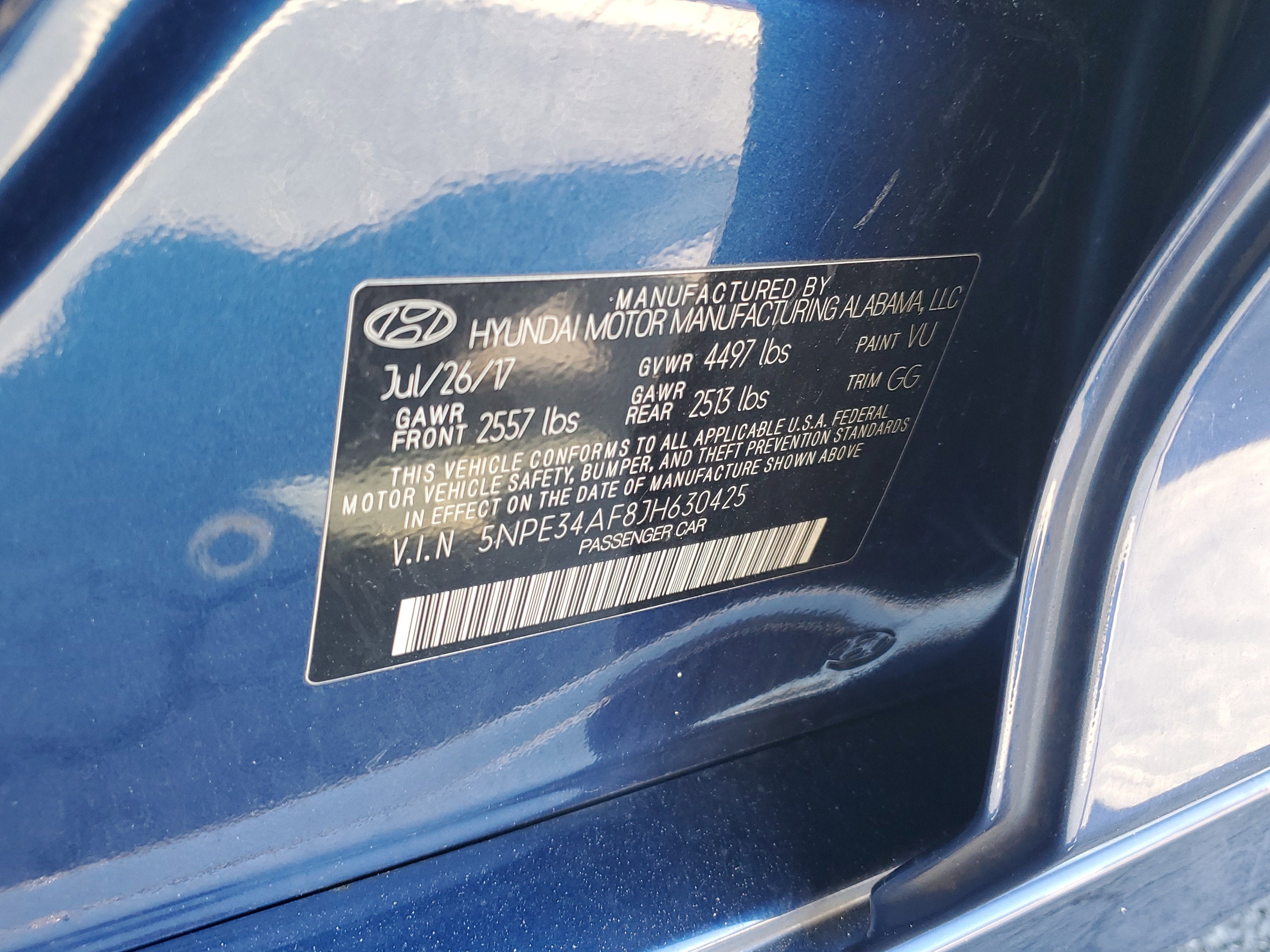 2018 Hyundai Sonata SEL