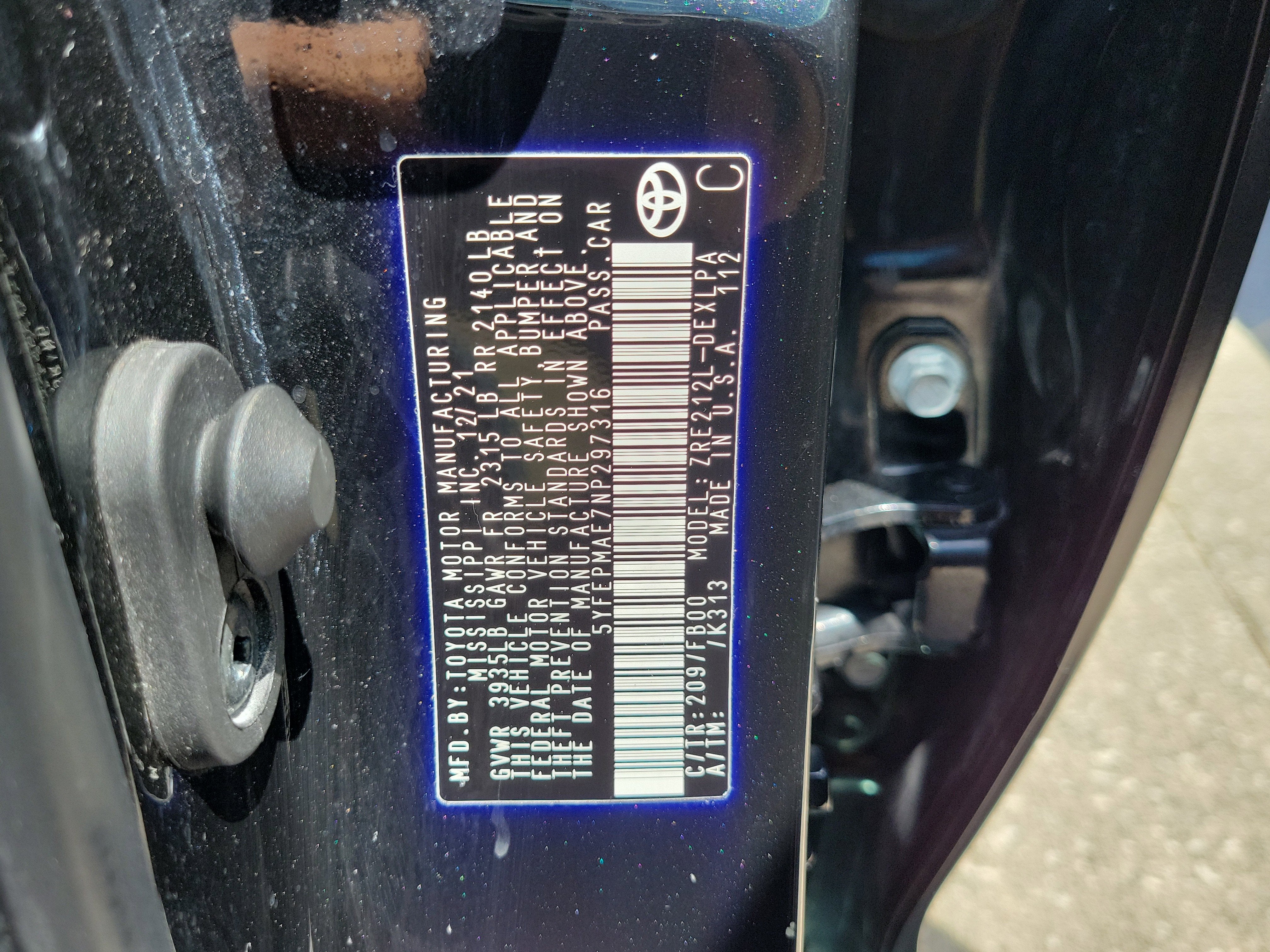 2022 Toyota Corolla LE