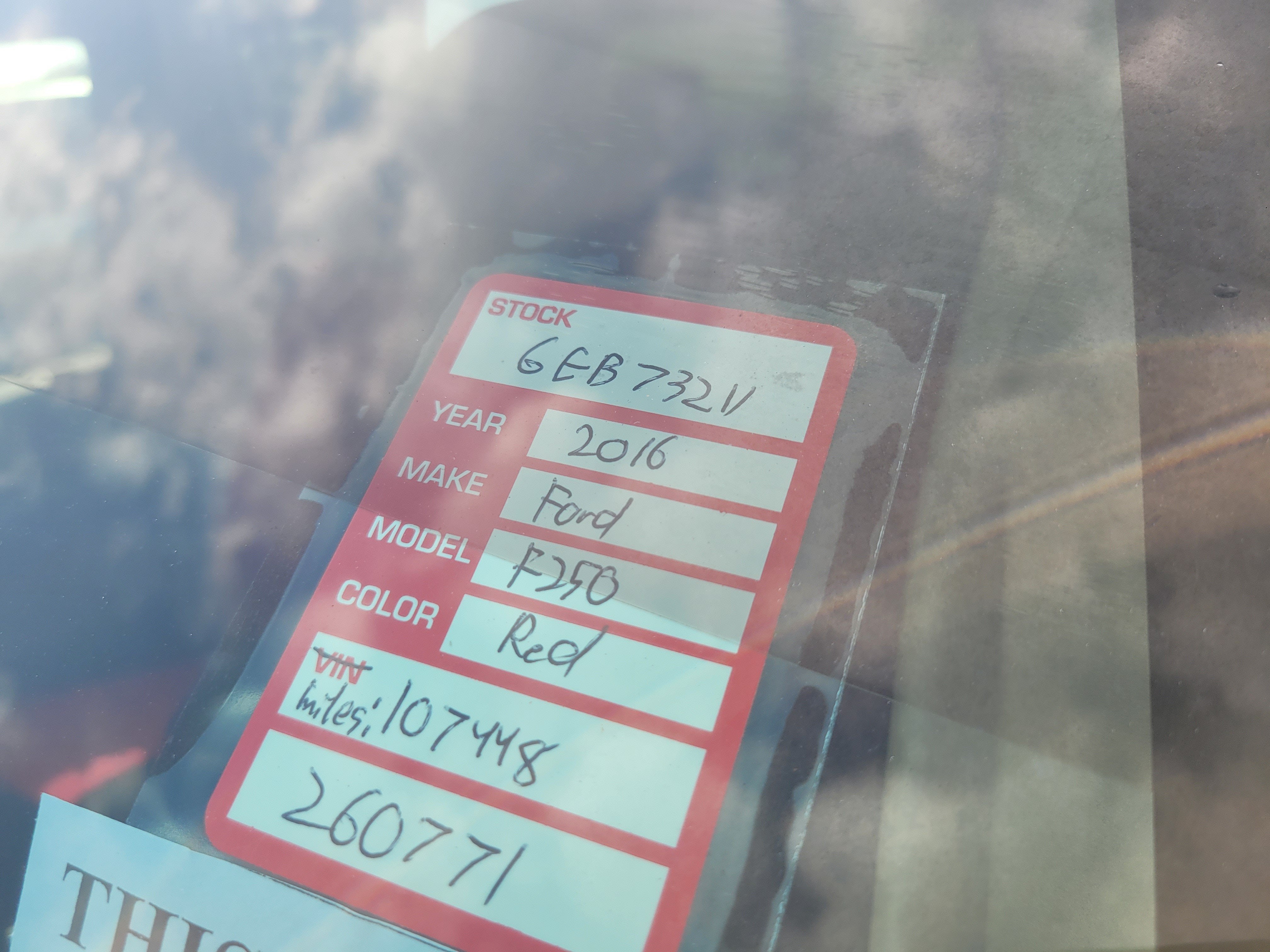 2016 Ford Super Duty F-250 SRW Lariat