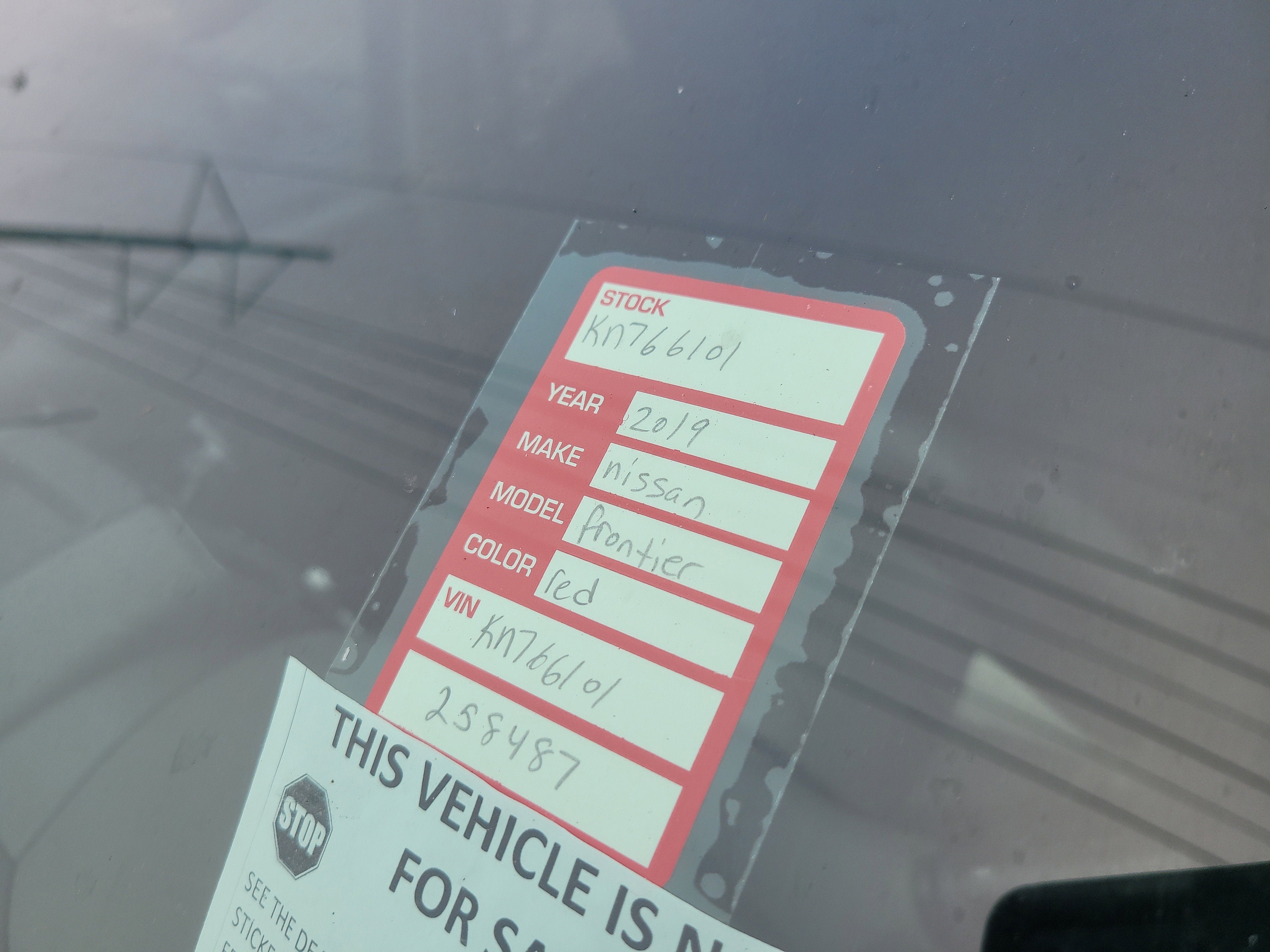 2019 Nissan Frontier SV