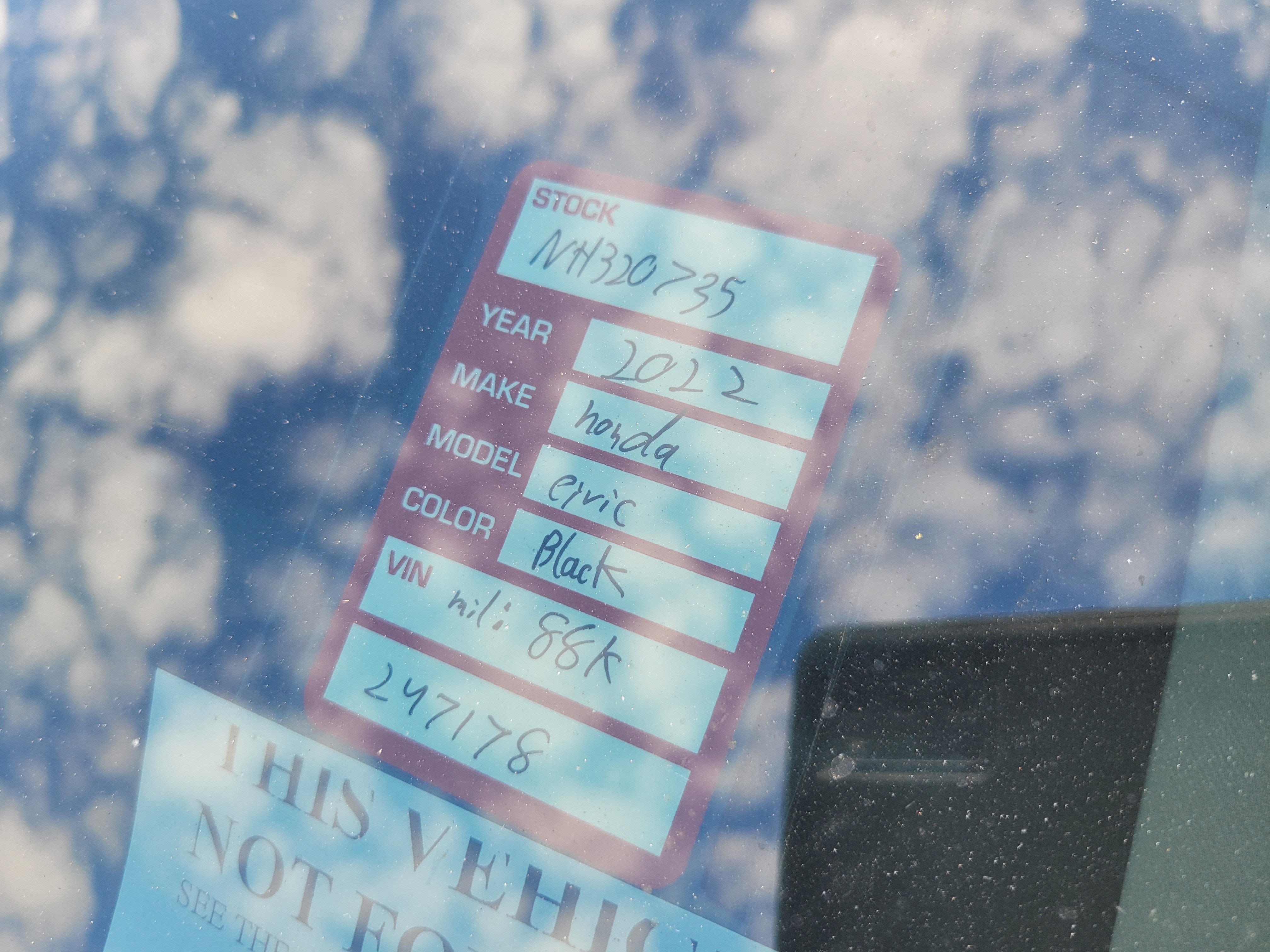 2022 Honda Civic Sedan EX