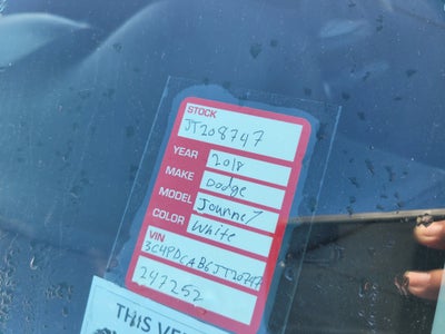 2018 Dodge Journey SE