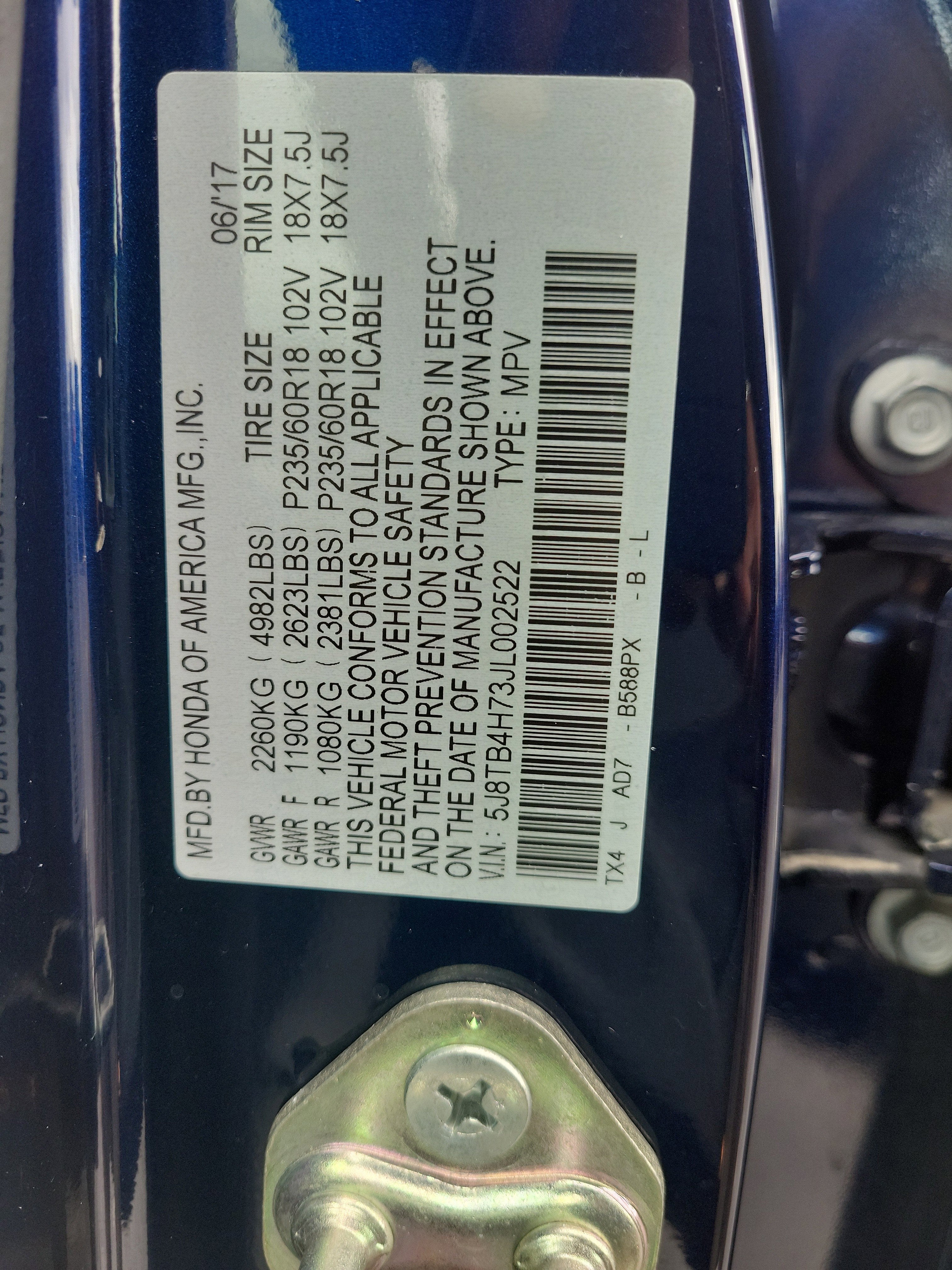 2018 Acura RDX with Advance Pkg