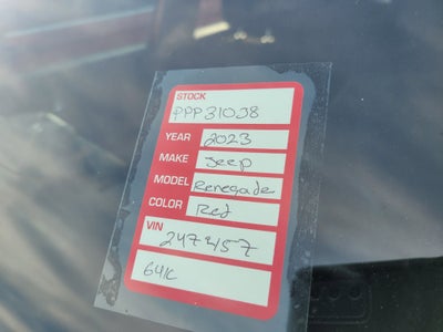 2023 Jeep Renegade Altitude