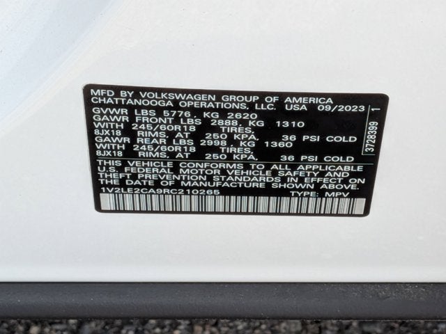 2024 Volkswagen Atlas Cross Sport 2.0T SE