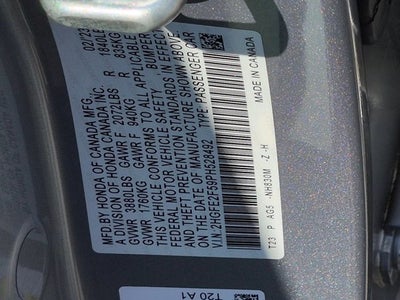 2023 Honda Civic Sedan Sport