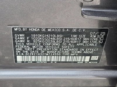 2026 Honda HR-V LX