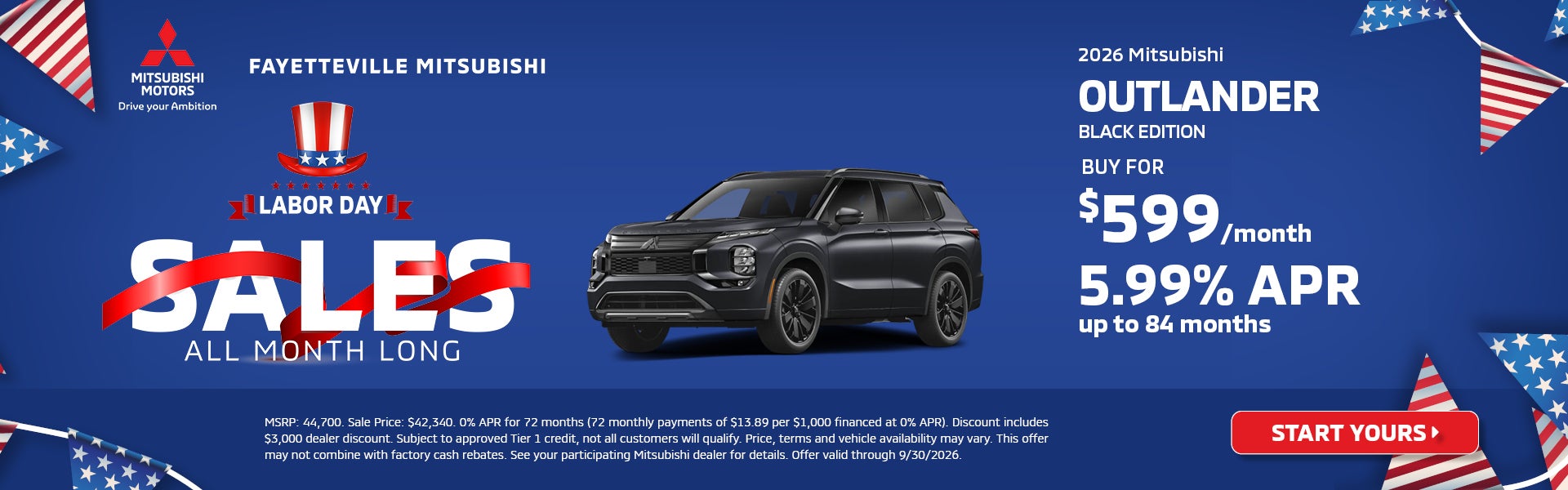 2026 Mitsubishi Outlander Black Edition