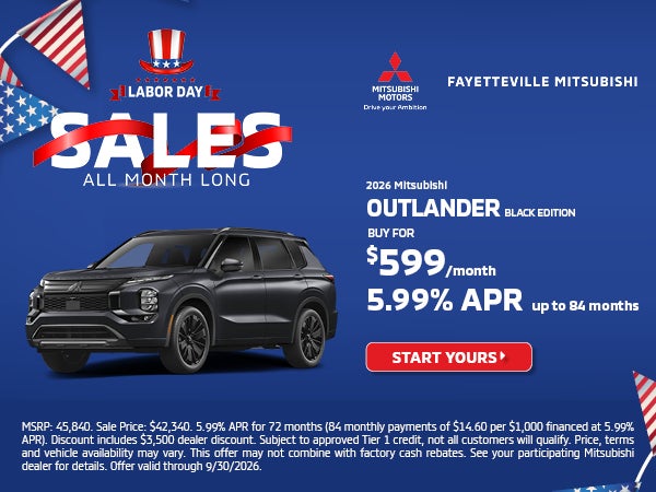 2026 Mitsubishi Outlander Black Edition