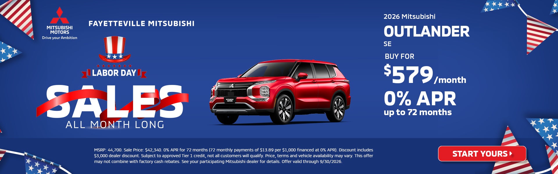 2026 Mitsubishi Outlander SE