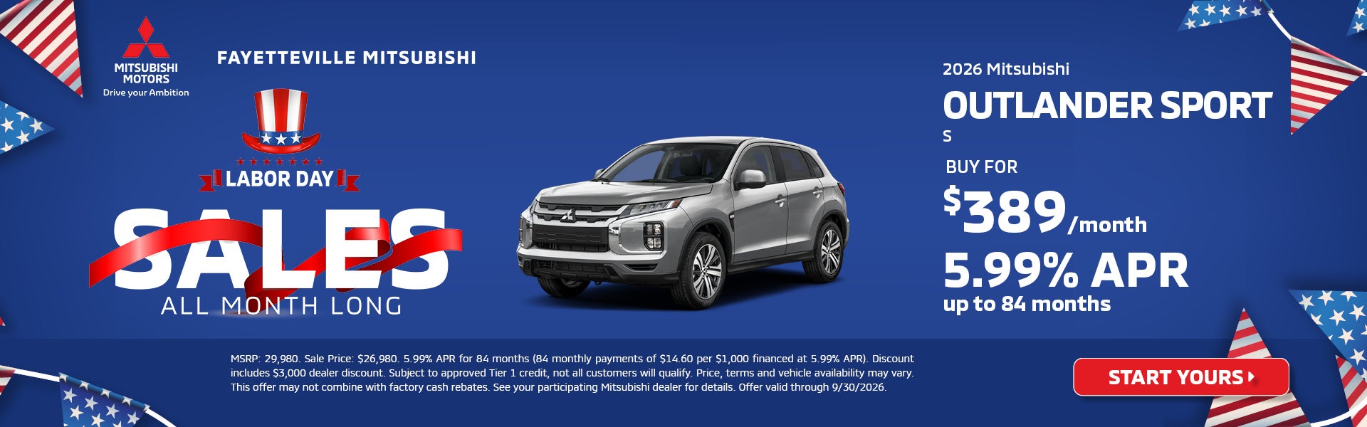 2026 Mitsubishi Outlander Sport S
