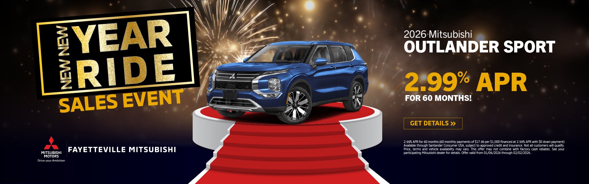 Outlander Sport 2.99% APR