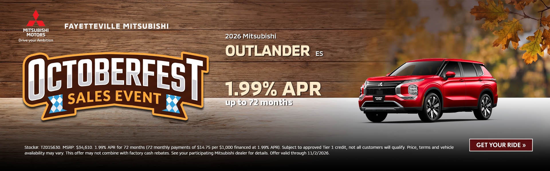 2026 Mitsubishi Outlander ES