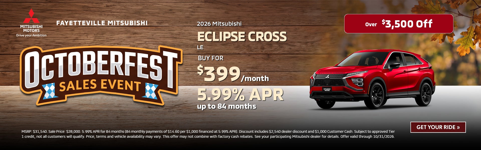 2026 Mitsubishi Eclipse Cross LE