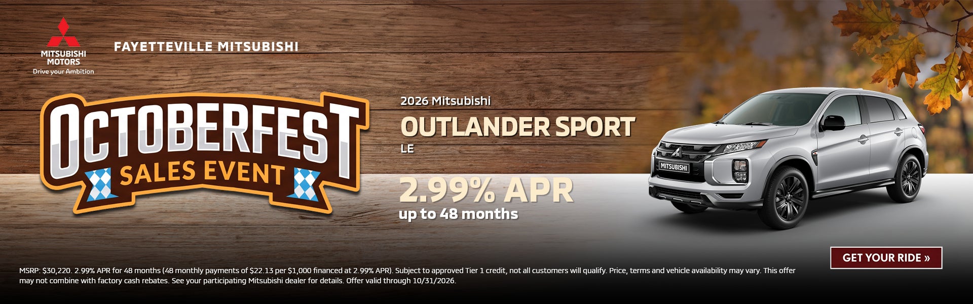2026 Mitsubishi Outlander Sport LE