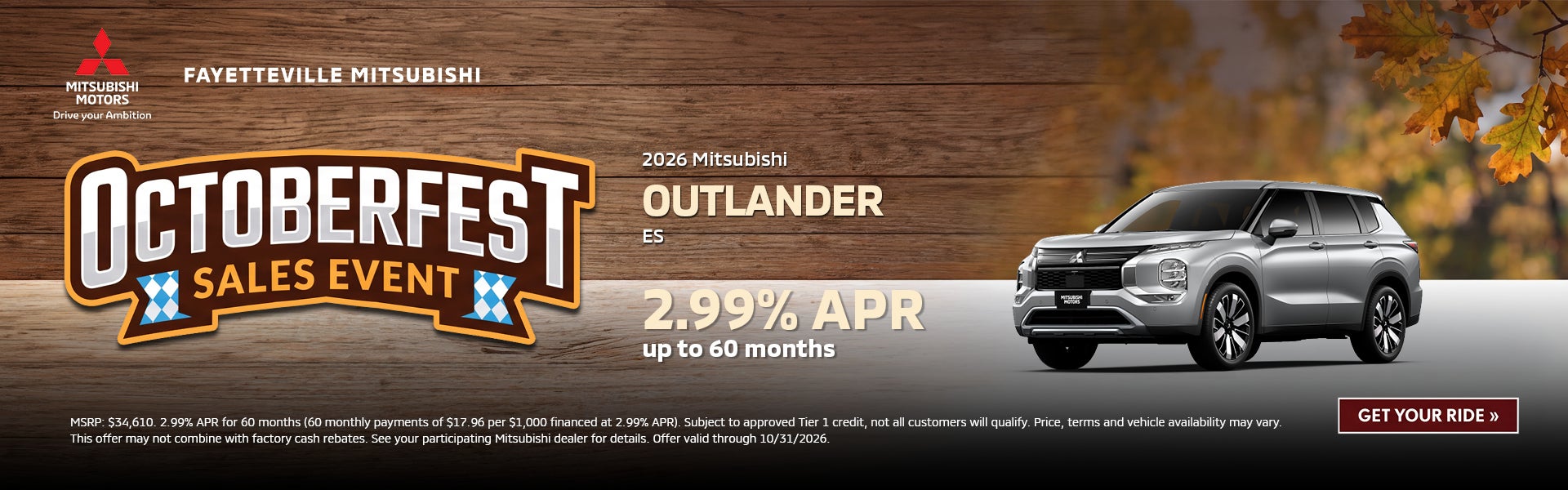 2026 Mitsubishi Outlander ES