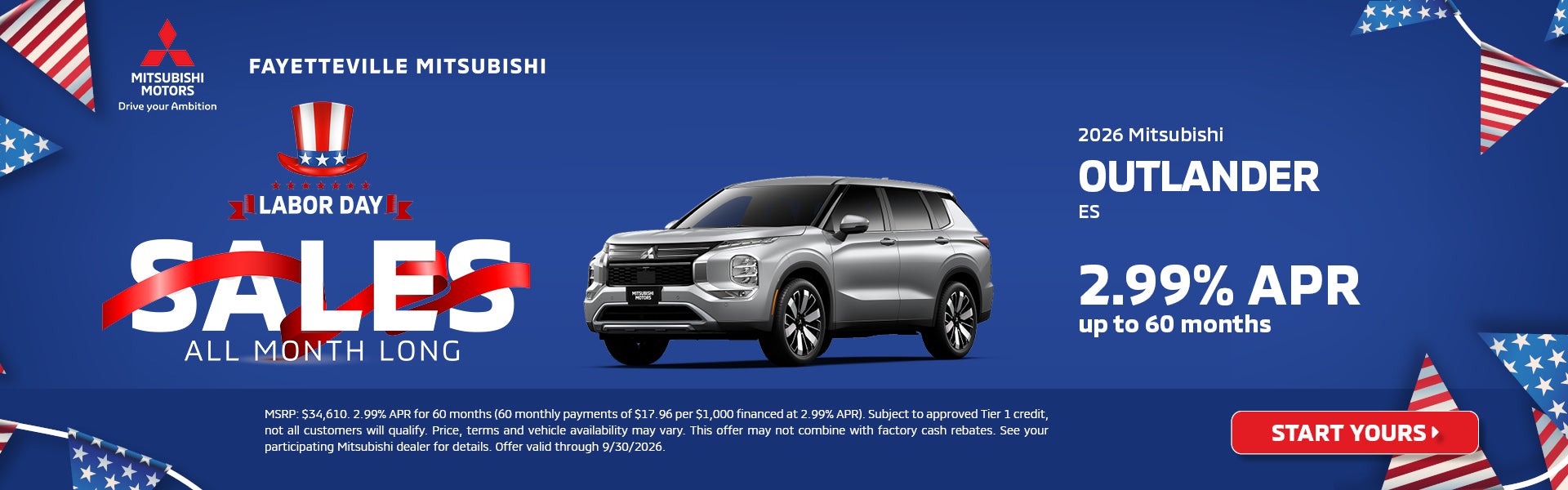 2026 Mitsubishi Outlander ES