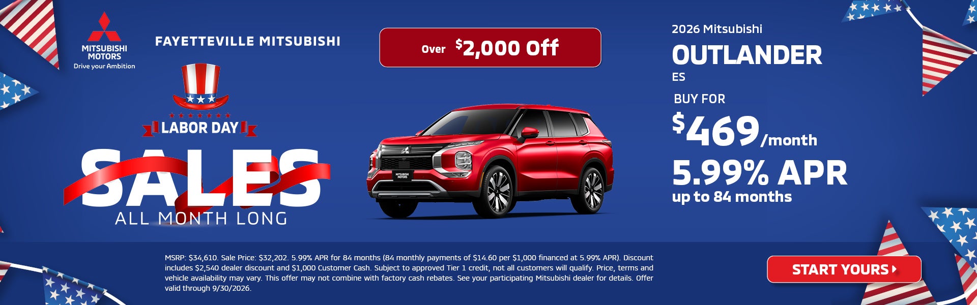 2026 Mitsubishi Outlander ES