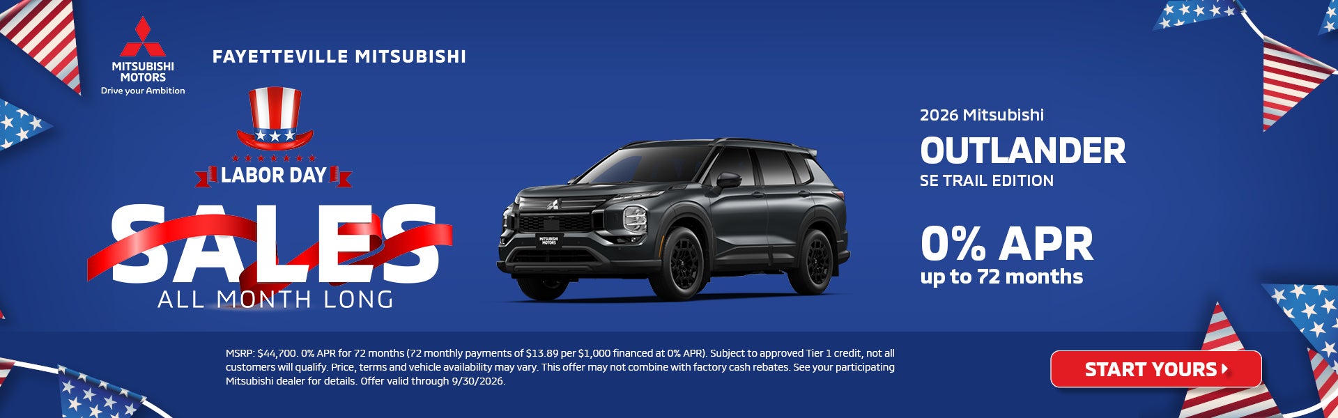 2026 Mitsubishi Outlander SE Trail Edition