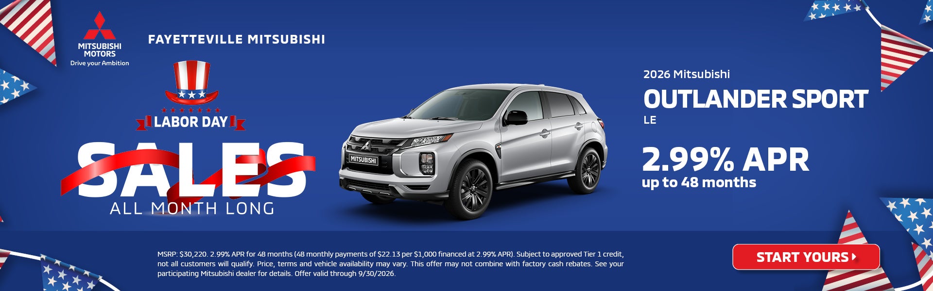 2026 Mitsubishi Outlander Sport LE